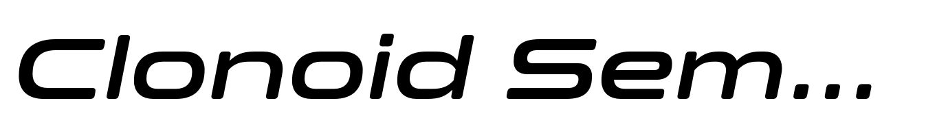 Clonoid Semibold Italic